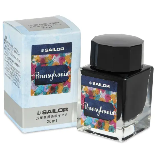Sailor USA State Ink - Pennsylvania, Blue Gray, 20 ml {1}