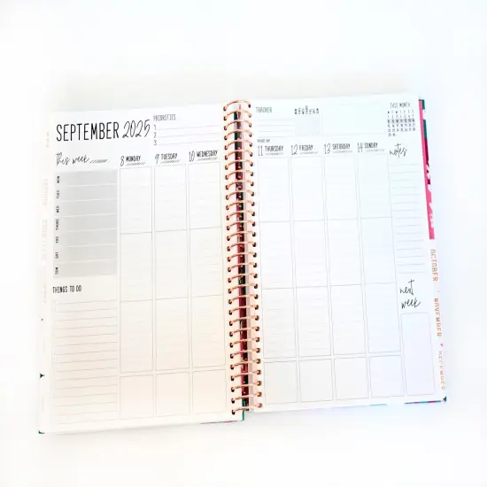 2025 Planner - Vertical Layout, Spiral Bound - "Stars & Stripes" (#310) {6}