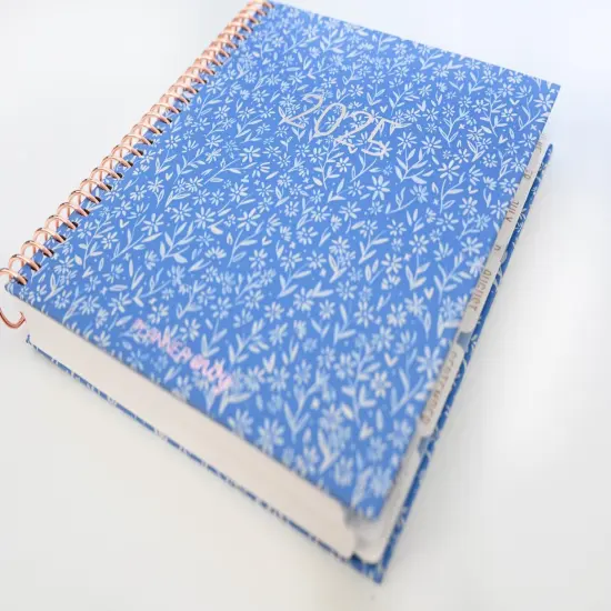 2025 Planner - Signature Layout, Spiral Bound - "Amalfi Floral" (#206) {5}