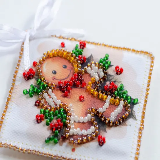 Bead Embroidery Kit Decoration - Holiday baking {3}