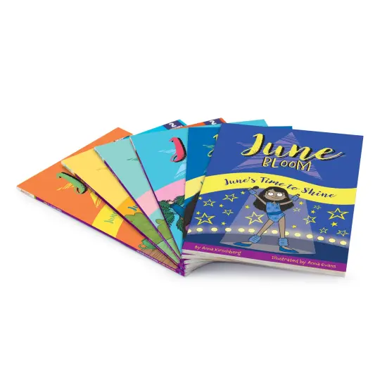 Junior Learning: June Bloom: Decodable Chapter Books Set - Phase 5 - 6 Books w/ Different Stories, Alternate Vowel Sounds, Kids Reading Development {7}