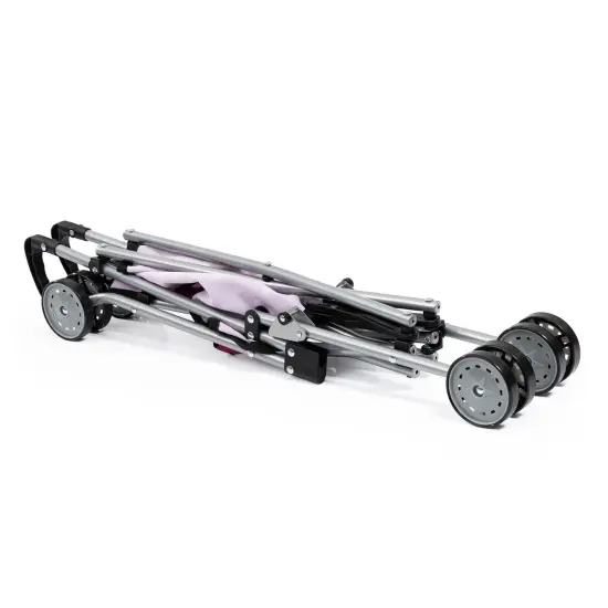 Bayer: Buggy Umbrella Stroller - Hot Pink & White Polka Dots - Accessory for Dolls Up to 18", Foldable Design, Seat Belt, Kids Toy Age 3+ {5}