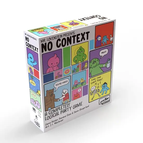 Mr. Lovenstein Presents: No Context - Skybound Games, A Completely Logical Webcomic Party Game, Ages 13+, 2-6 Players {7}
