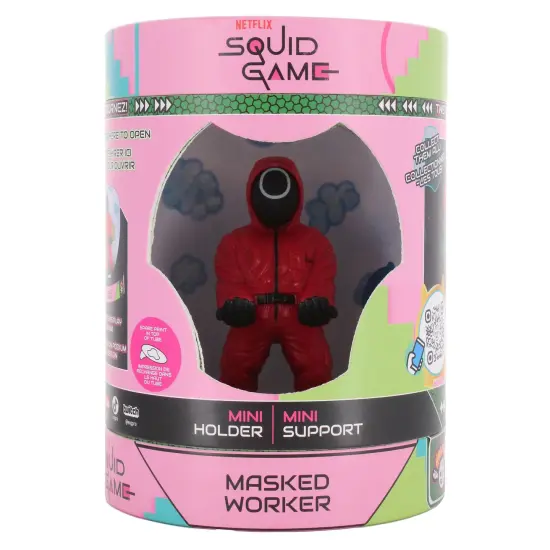 Exquisite Gaming: Cable Guys Holdems: Squid Games: Circle Guard - Earbud & Phone Holder,4.5" Mini Collectible With a Twist, Series Licensed Figure {4}