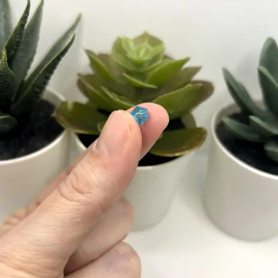 1 or 4 Strands 6x6mm Light Blue Bicone Beads, Imitation Crystal, Grade AA {2}