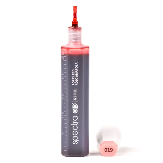 Spectra AD Marker Refill for Red Color Family Markers, 25ml, 1 Each Poppy Red {2}