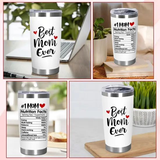 Mothers Day Gifts For Mom From Daughter Son - 20 Oz Stainless Steel Insulated Coffee Tumbler With Lid - Mom Birthday Gifts For Women Mama Stepmom Mother-In-Law Grandma {2}