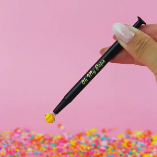 &ldquo;Oh My Pops&rdquo; Sprinkle Pen Precise Sprinkle Placement Tool Matte Black {1}
