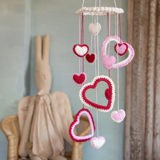 DIY Crochet Kit by HoookedMobile with Hearts Honolulu Popcorn PAK298-400 {4}