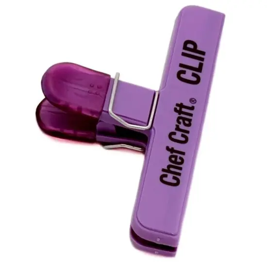 Chef Craft Large 6-Inch Bag Clip, Chip Sealing Clip - Random Pastel Color {2}