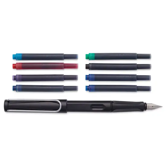 Lamy Safari Fountain Pen Set - Black, Fine Nib *BLICK Exclusive* {1}