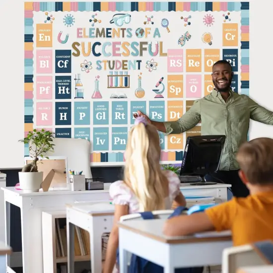 Periodic Table of Elements Bulletin Board Decorations Set {4}