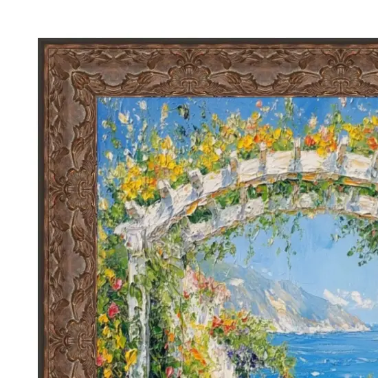 Renaissance Antique Bronze Gold Picture Frame 28x28 frame {4}