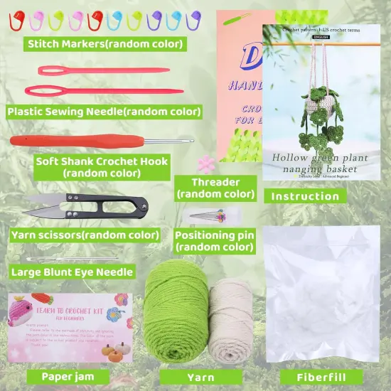 Hanging Potted Plants Crochet Starter Kit {2}