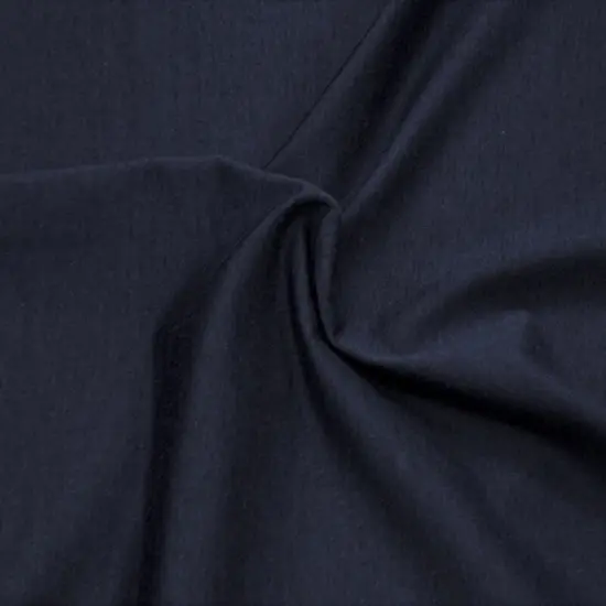 1 Yard Double Peached Melange Fabric New Midnight {5}