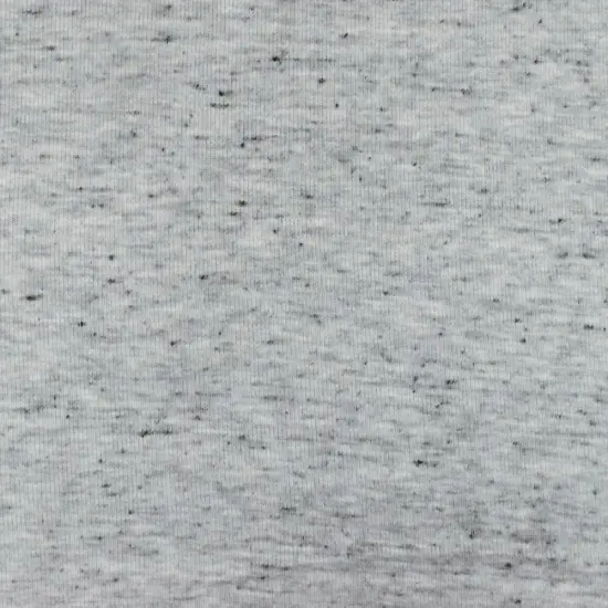 Gray-Black Spots Texture Slubbed Jersey Knit Fabric By the Yard {2}