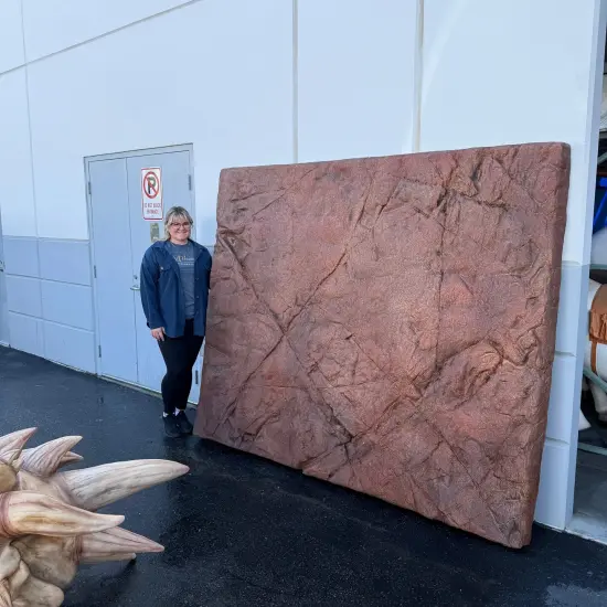 Hanging Rock Wall Panel Statue {3}