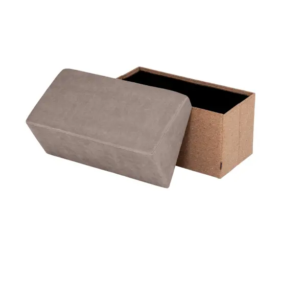 Seville Classics The Vineyard Collection Cork Storage Trunk Taupe {2}