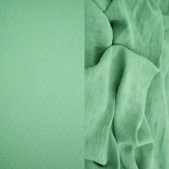 1 Yard Cey Airflow Woven Jacquard Fabric, 59/60&Prime; Wide 100% Polyester SAGE {1}