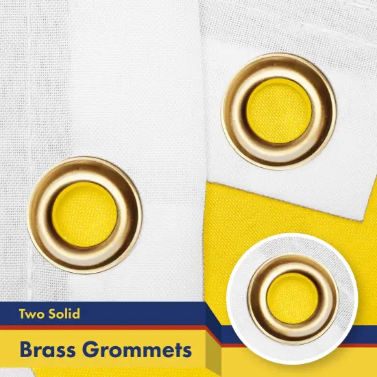 G128 Combo Pack: American USA Flag 3x5 Ft & Kiribati I-Kiribati Flag 3x5 Ft | Both LiteWeave Pro Series Printed 150D Polyester, Brass Grommets {3}