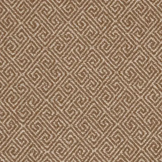 Greek Key Cafe - Beige & Taupe,Brown Abstract & Geometric,Greek Key Upholstery Fabric 54 Inches" {1}