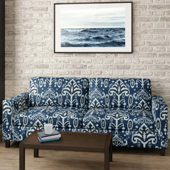 Upholstery Fabric - Blue Abstract & Geometric,Global Upholstery Fabric 54 Inches" {3}