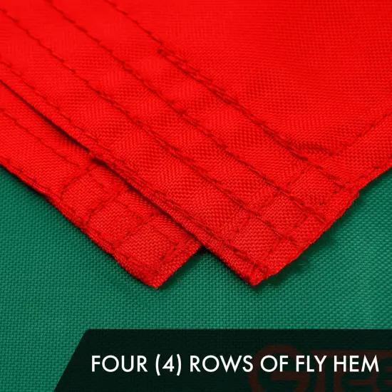 G128 3 Pack: Mexico Mexican Flag | 3x5 Ft | ToughWeave Series Embroidered 300D Polyester | Country Flag, Embroidered Design, Indoor/Outdoor, Brass Grommets {5}