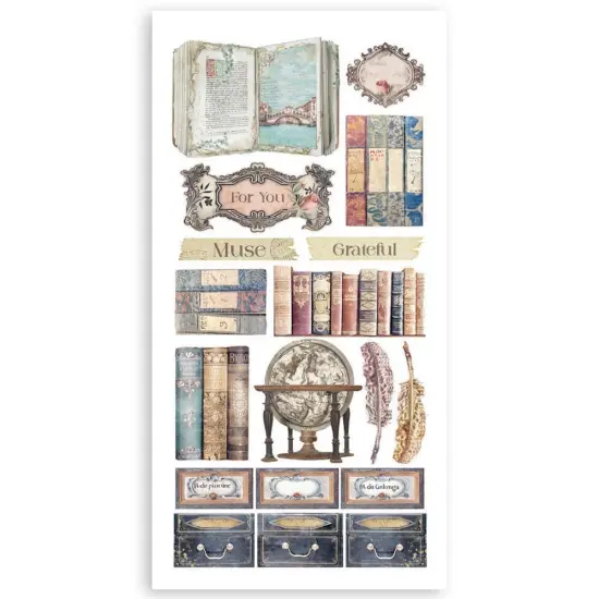 Stamperia Double-Sided Paper Cut-Outs 4/Pkg-Venice City of Art {7}