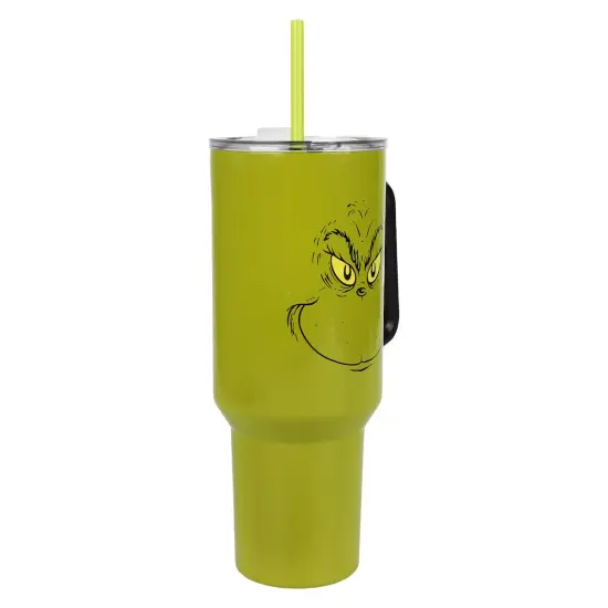 Grinch 40oz Green Stainless Tumbler {2}