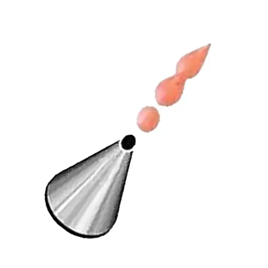 Magic Line Tube Decorating Tip Oval Aluminum {4}