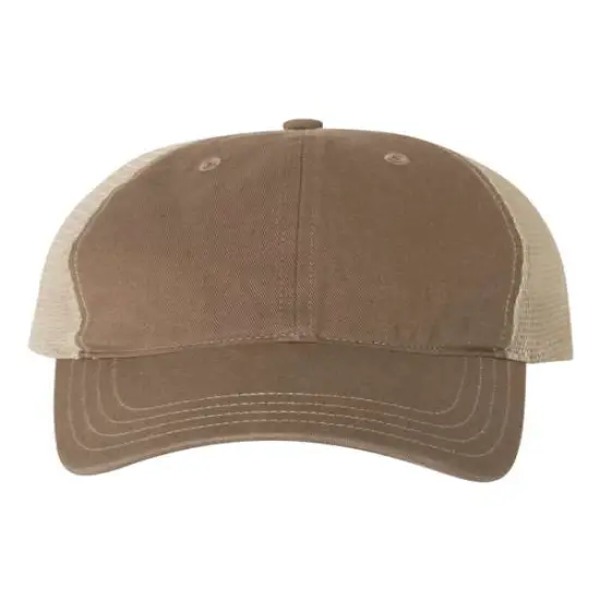 Richardson&reg; Garment Washed Trucker Cap Driftwood/ Khaki {1}