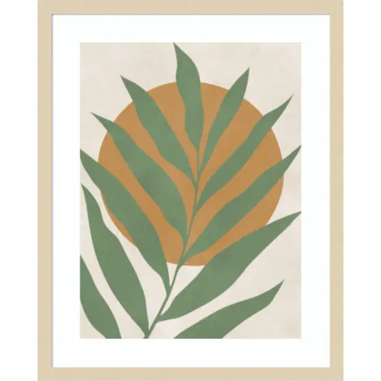 Floral and tropical 3 by Vitor Costa Wood Framed Wall Art Print {7}