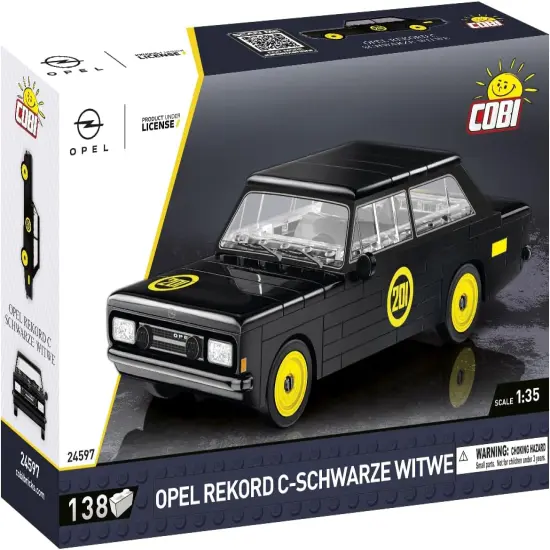 COBI Opel Collection OPEL REKORD C - SCHWARZE WITWE Vehicle {2}