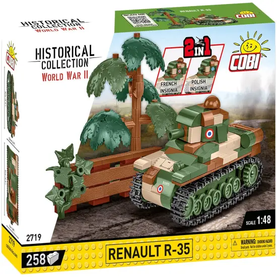 COBI Historical Collection World War II Renault R-35 Light Tank {1}