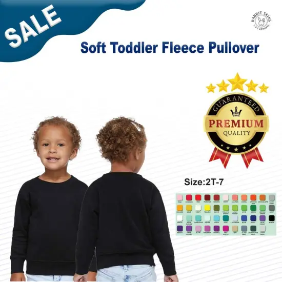 Rabbit Skins&reg; Soft Toddler Fleece Pullover Saltwater {3}