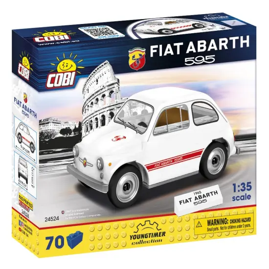 COBI Youngtimer Collection Fiat Abarth 595 Vehicle {1}