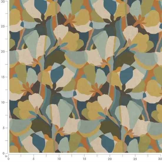 Upholstery Fabric - Green Abstract & Geometric,Floral Upholstery Fabric 54 Inches" {4}