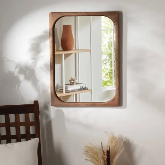 Cuba Wooden Wall Mirror {1}