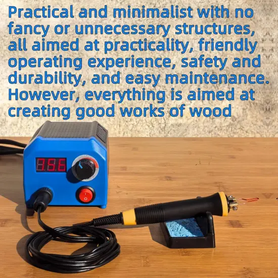 LH55-1 wood burning kit,wood burning tool,digitally adjustable temperature wood burner kit,professional wood burner tool kit for adults beginners craft,pyrography pen (LH55-A pen) {4}