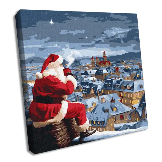 Painting by Numbers kit Christmas night KHO8352 {1}