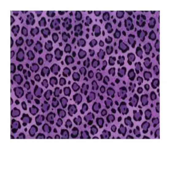 Purple and Black Cheetah Print Edible Cake Topper- 1/4 Sheet {1}