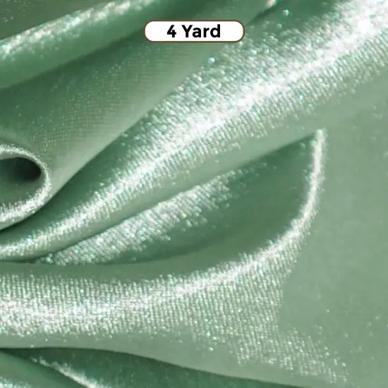 Superior Quality Crepe Back Satin Fabric 60" Wide Multiple Colors Light Sage {1}
