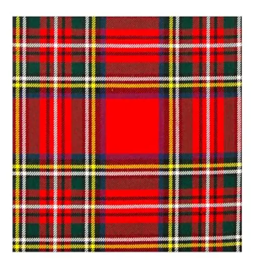 Royal Stewart Red Plaid Pattern Edible Icing Sheets {1}