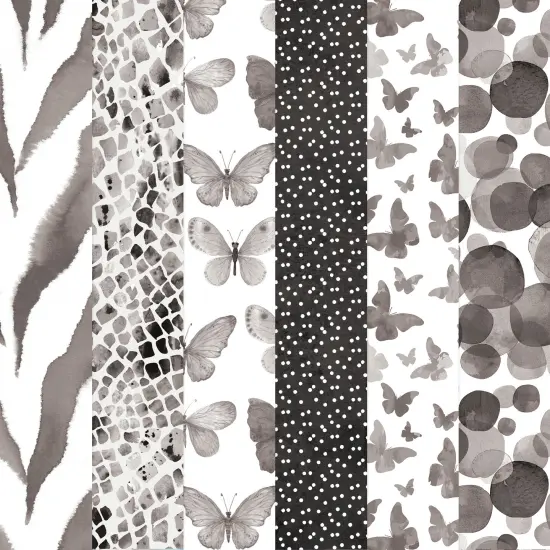 Black Colorways II Paper Assortment {1}