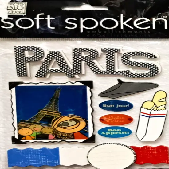 Me & My Big Ideas Paris Kids Dimensional Stickers {1}