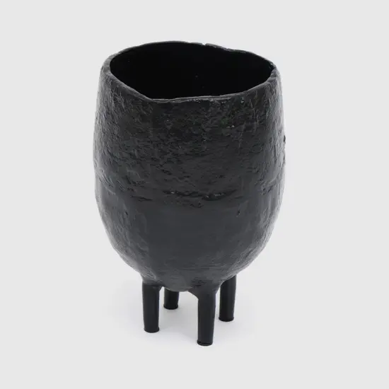 Decorative Footed Wabi Vase-6X8 Inch {4}