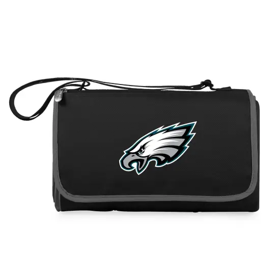 NFL Blanket Tote Outdoor Picnic Blanket Black {1}