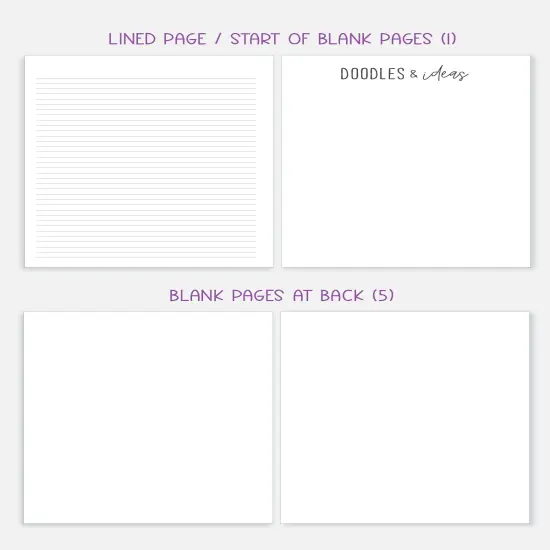 Undated Planner - Signature Layout, Disc Bound - "Fuchsia Strokes" (#604) {5}