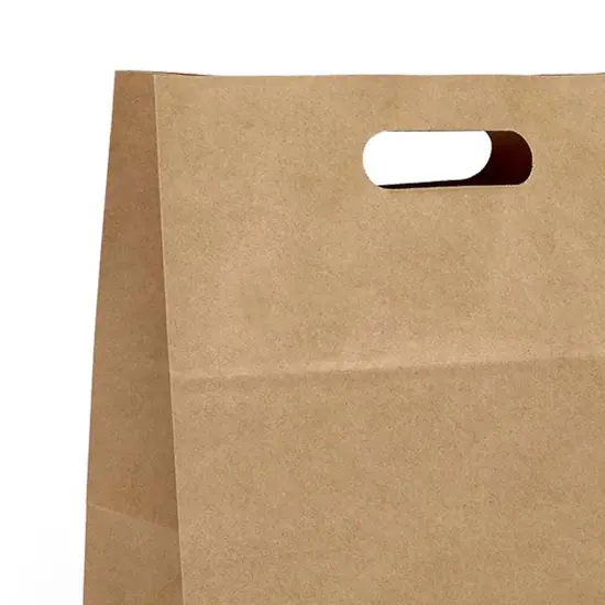 Die Cut Handle Retail Paper Bags 11'' x 6'' x 11'' {4}