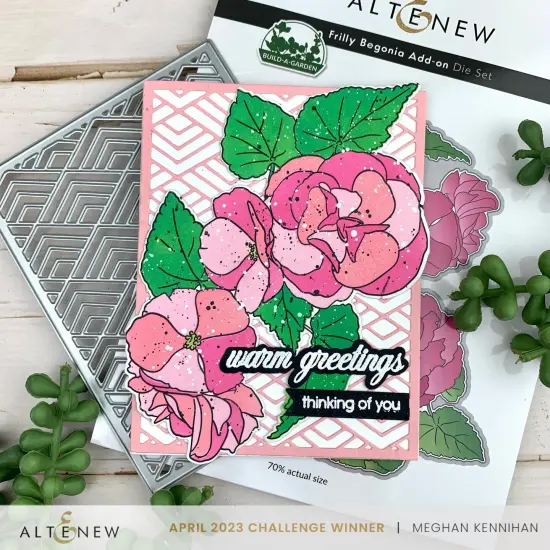 Build-A-Garden: Frilly Begonia & Add-on Die Bundle {6}